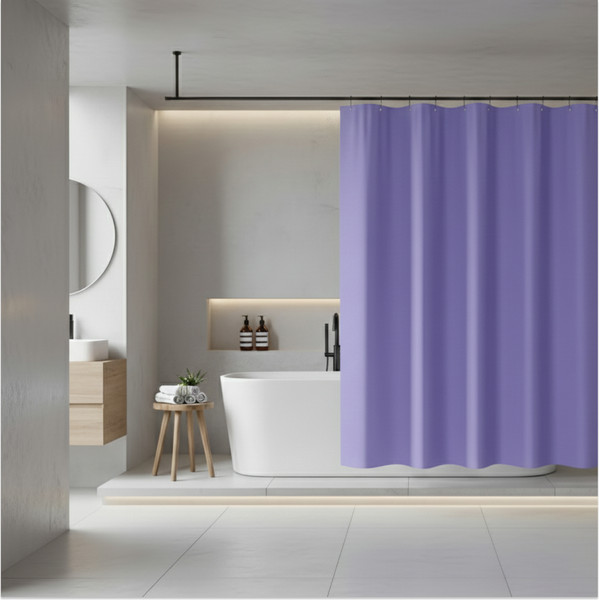 Изображение товара Шторка-занавеска для ванны Saniteco CS-006 / 640700709I (синий)