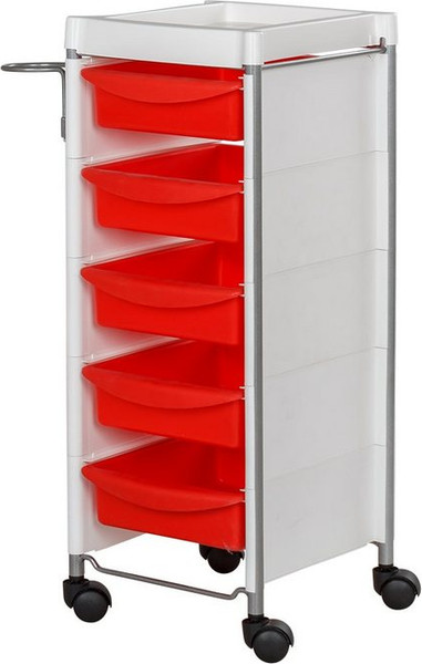 Изображение товара Тележка парикмахерская Элеганс М-04 (красный)