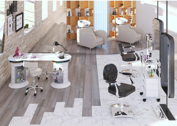 Изображение товара Тележка парикмахерская Элеганс М-09 (серый)