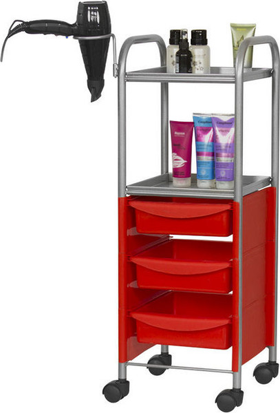 Изображение товара Тележка парикмахерская Элеганс М-09 (красный)
