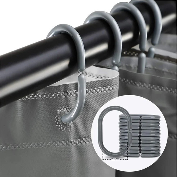 Изображение товара Шторка-занавеска для ванны Saniteco CS-058 / 640700710B (белый)