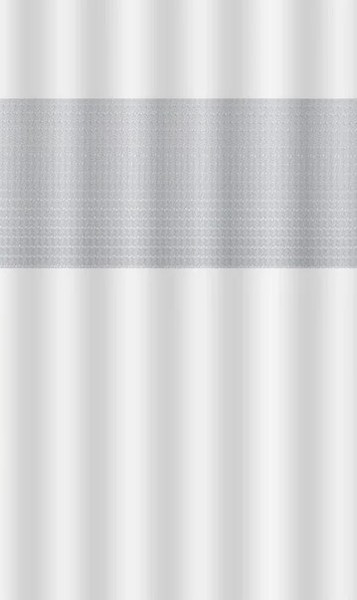 Изображение товара Шторка-занавеска для ванны Saniteco CS-058 / 640700710B (белый)