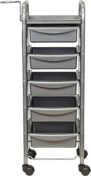 Изображение товара Тележка парикмахерская Элеганс М-02 Декор (черный)