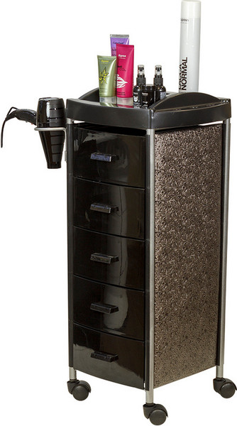 Изображение товара Тележка парикмахерская Элеганс Глорис - 03 Декор (черный)