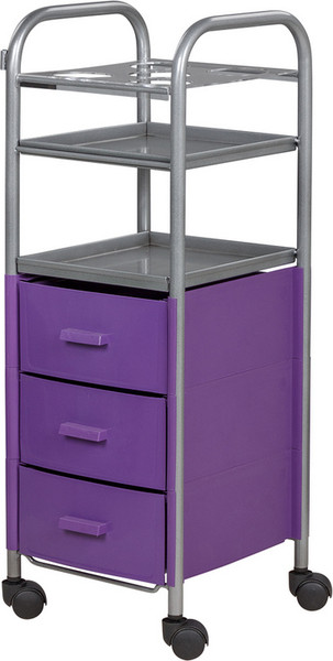 Изображение товара Тележка парикмахерская Элеганс Синди - 02 (фиолетовый)