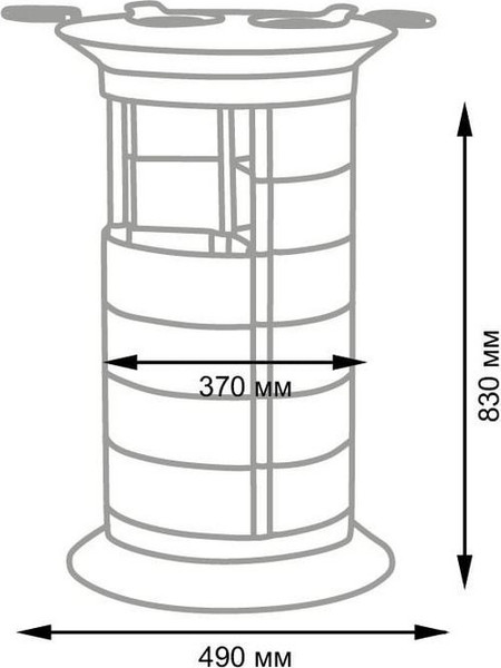 Изображение товара Тележка парикмахерская Элеганс Ofelia (16 ящиков)