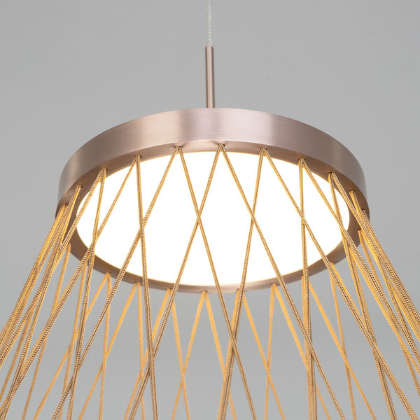 Изображение товара Потолочный светильник Евросвет Cesta 40016/1 LED (коричневый)