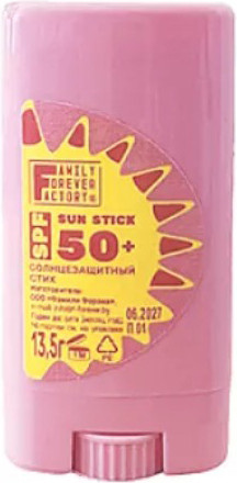 Изображение товара Стик солнцезащитный Family Forever Factory SPF50 (13.5г)