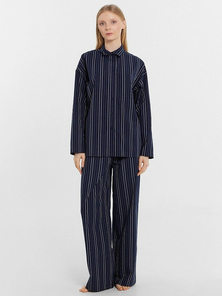 Изображение товара Рубашка Mark Formelle 502985 (р.170-100-106, белая полоска на море)