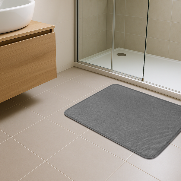 Изображение товара Коврик для ванной Saniteco Ground 6499001941C (40x60, серый)