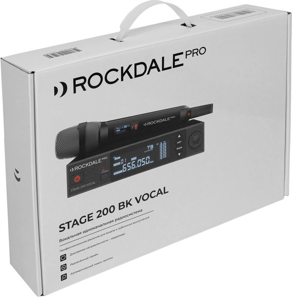 Изображение товара Радиосистема микрофонная Rockdale Pro Stage 200 BK Vocal