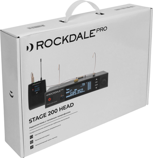 Изображение товара Радиосистема микрофонная Rockdale Pro Stage 200 Head