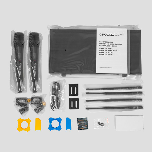 Изображение товара Радиосистема микрофонная Rockdale Pro Stage 220 BK Vocal