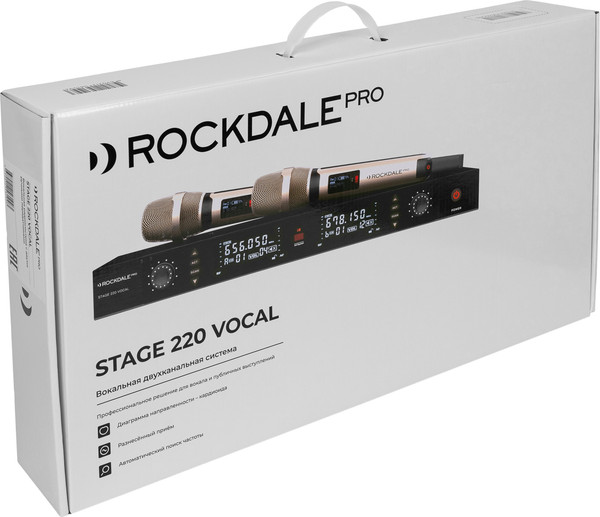 Изображение товара Радиосистема микрофонная Rockdale Pro Stage 220 Vocal