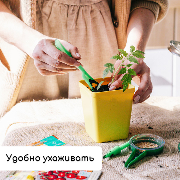 Изображение товара Набор кассет для рассады GREENGO 36.5x17см (18шт, микс)