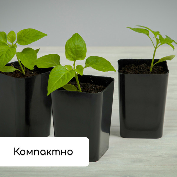 Изображение товара Набор горшков для рассады GREENGO 40x19.5см (10шт, микс)