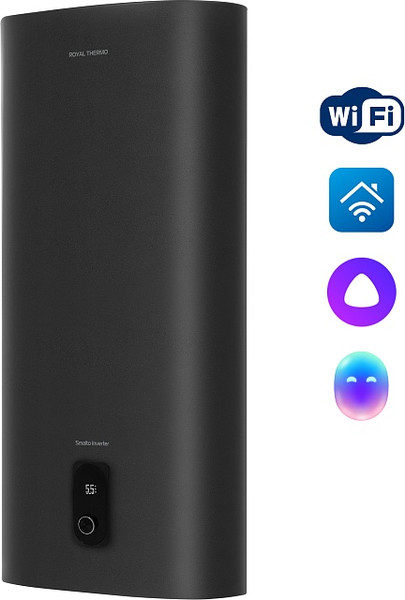 Изображение товара Накопительный водонагреватель Royal Thermo RWH 50 Smalto Inverter Grafit