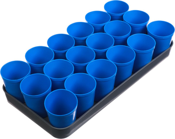 Изображение товара Набор горшков для рассады GREENGO 40x20см (18шт, микс)