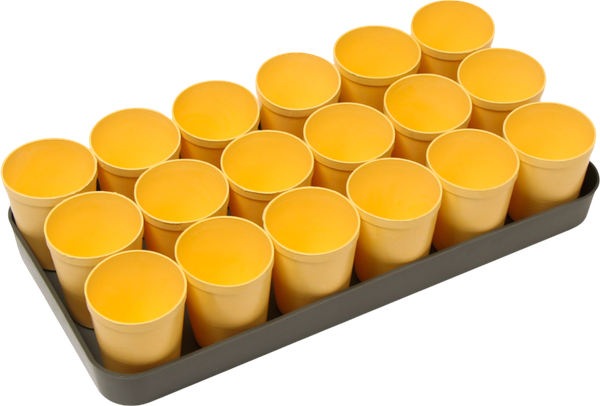 Изображение товара Набор горшков для рассады GREENGO 40x20см (18шт, микс)