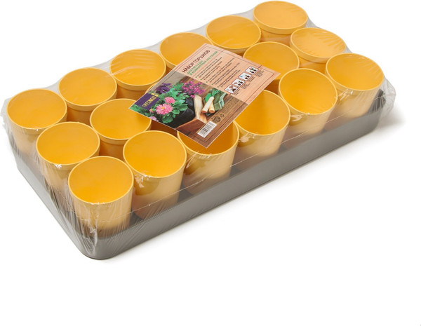 Изображение товара Набор горшков для рассады GREENGO 40x20см (18шт, микс)