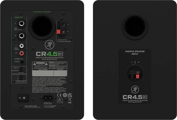 Изображение товара Комплект студийных мониторов MACKIE CR4.5BT