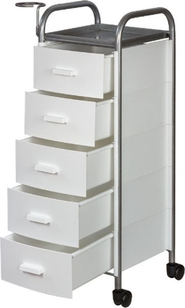 Изображение товара Тележка парикмахерская Элеганс Глорис-02 (белый)