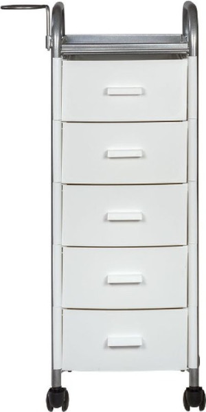 Изображение товара Тележка парикмахерская Элеганс Глорис-02 (белый)