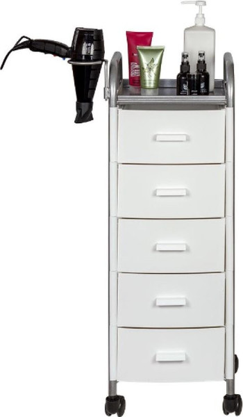 Изображение товара Тележка парикмахерская Элеганс Глорис-02 (белый)