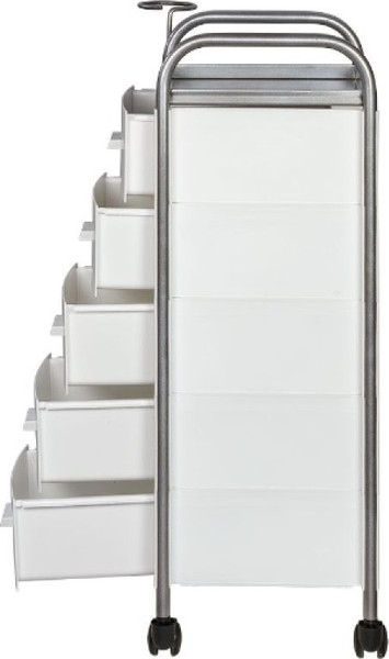 Изображение товара Тележка парикмахерская Элеганс Глорис-02 (белый)