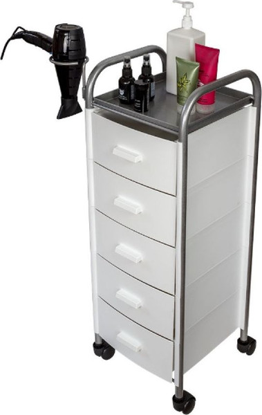 Изображение товара Тележка парикмахерская Элеганс Глорис-02 (белый)