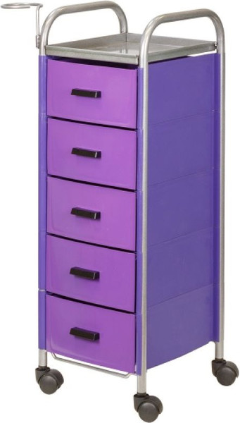 Изображение товара Тележка парикмахерская Элеганс Глорис-02 (фиолетовый)