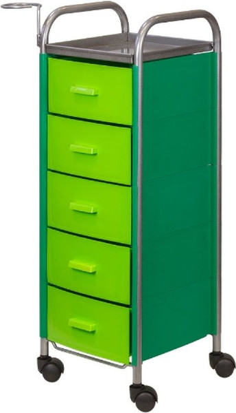 Изображение товара Тележка парикмахерская Элеганс Глорис-02 (зеленый)