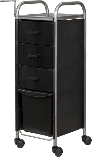 Изображение товара Тележка парикмахерская Элеганс Глорис - 02 box (черный)