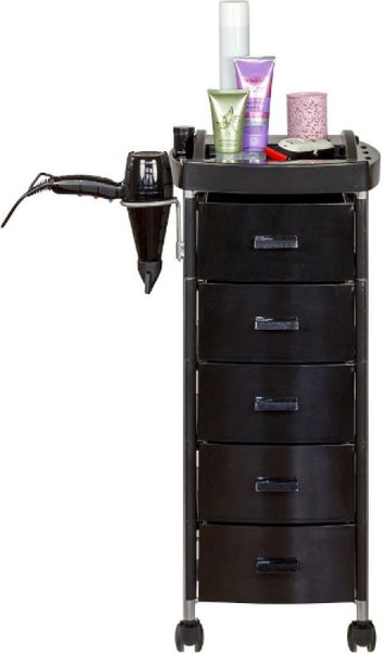 Изображение товара Тележка парикмахерская Элеганс Глорис - 03 (черный)