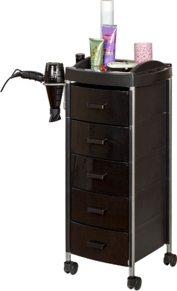 Изображение товара Тележка парикмахерская Элеганс Глорис - 03 (черный)