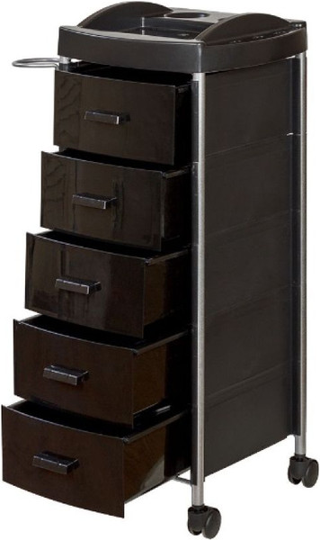 Изображение товара Тележка парикмахерская Элеганс Глорис - 03 (черный)