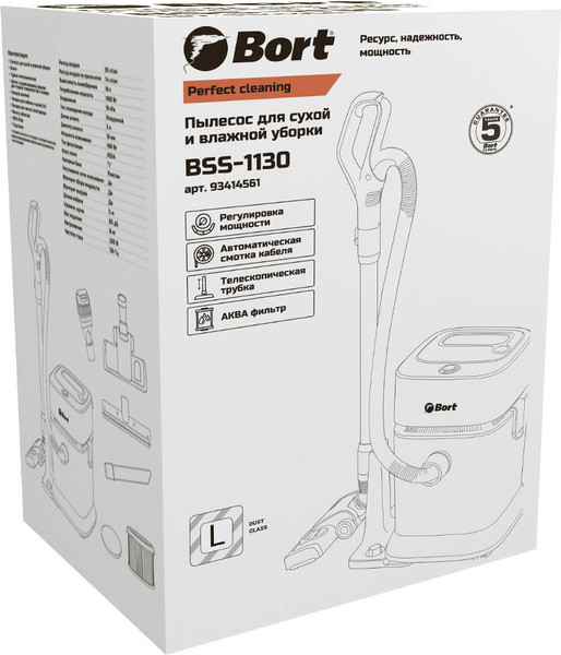 Изображение товара Пылесос Bort Bort BSS-1130 (93414561)