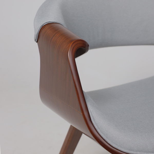 Изображение товара Стул AksHome Dandee (светло-серый/орех)