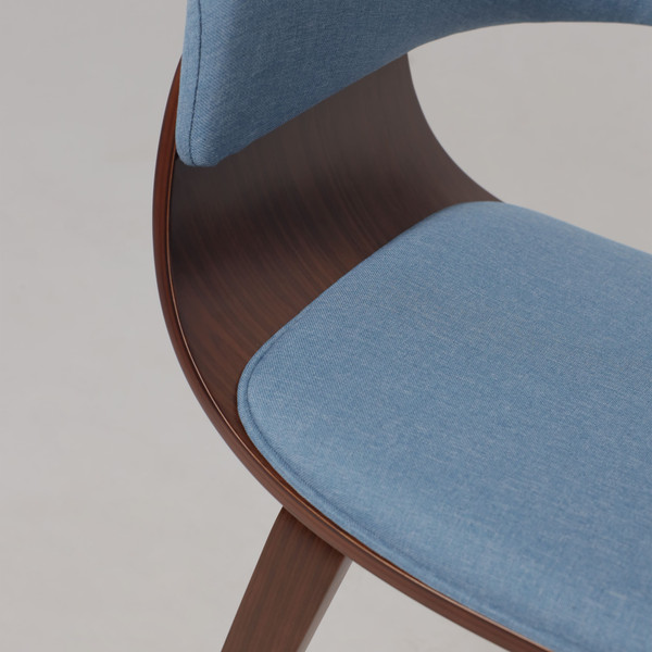 Изображение товара Стул AksHome Mody (ткань, небесный XC188-26/орех)