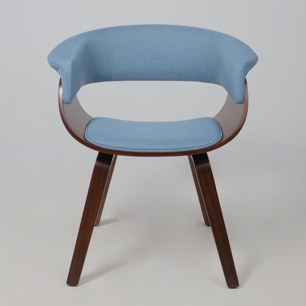 Изображение товара Стул AksHome Mody (ткань, небесный XC188-26/орех)