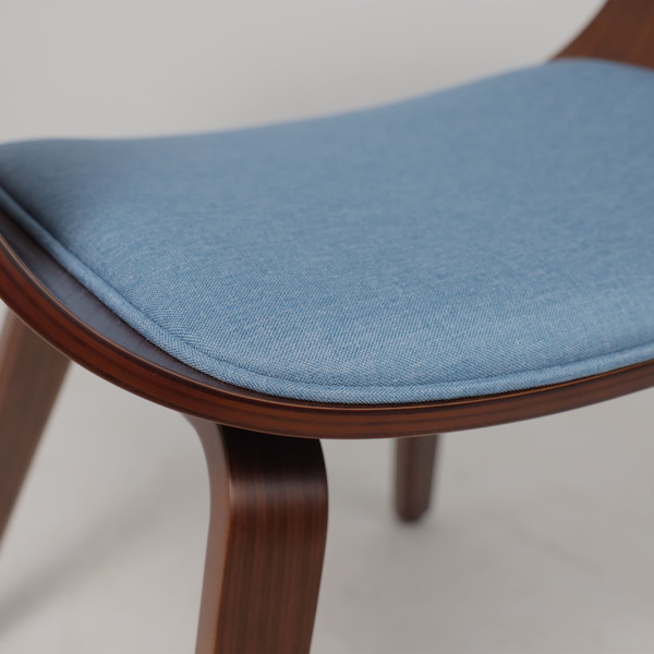 Изображение товара Стул AksHome Mody (ткань, небесный XC188-26/орех)