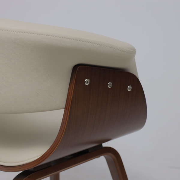 Изображение товара Стул AksHome Mody  (экокожа, кремовый/орех)