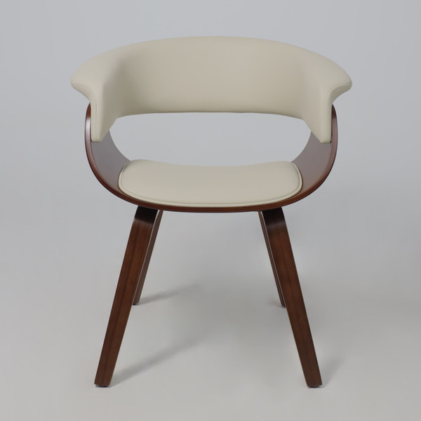 Изображение товара Стул AksHome Mody  (экокожа, кремовый/орех)