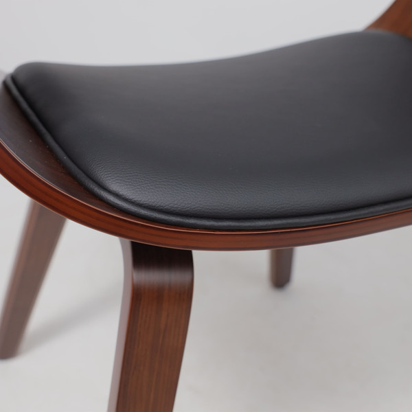 Изображение товара Стул AksHome Mody (экокожа, черный/орех)