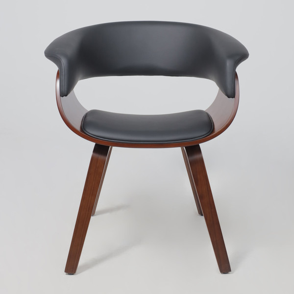 Изображение товара Стул AksHome Mody (экокожа, черный/орех)