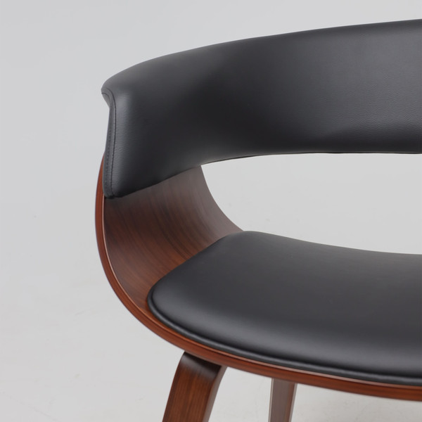 Изображение товара Стул AksHome Mody (экокожа, черный/орех)