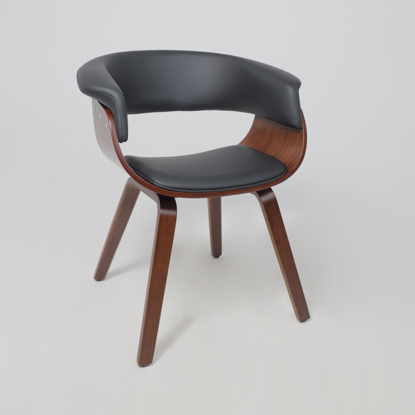 Изображение товара Стул AksHome Mody (экокожа, черный/орех)