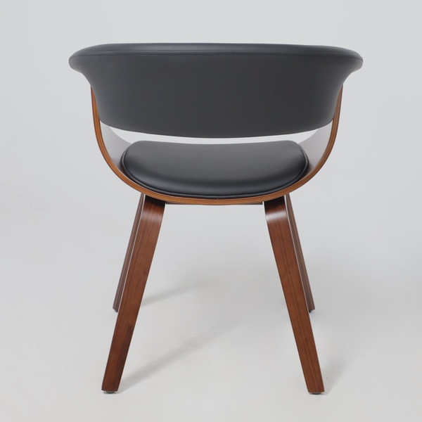 Изображение товара Стул AksHome Mody (экокожа, черный/орех)