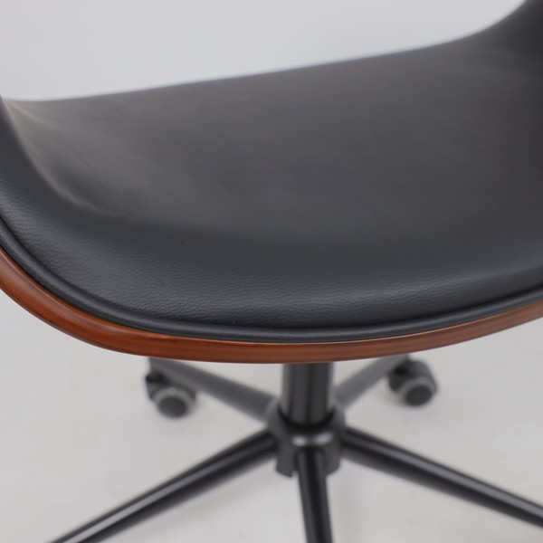 Изображение товара Кресло офисное AksHome Angara (экокожа, черный/черный)