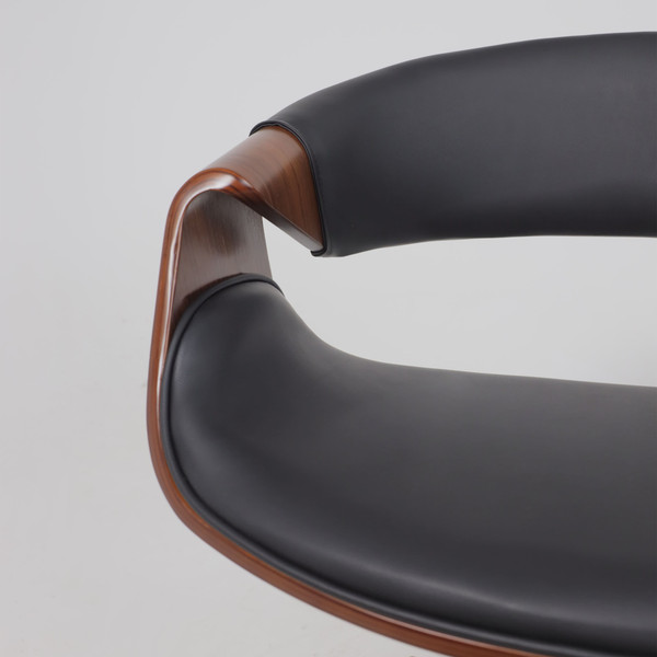 Изображение товара Кресло офисное AksHome Angara (экокожа, черный/черный)